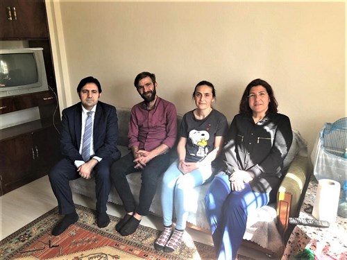 Kaymakamımız Dr. Adem Uslu'dan Şehit Ailemize Ziyaret